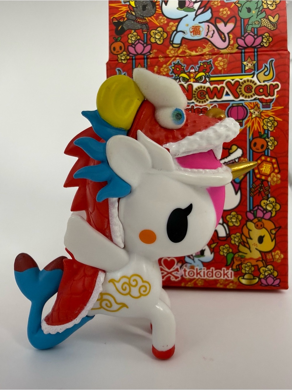 tokidoki Festiva Mermicorno Lunar New Year Vinyl Figure Open Box